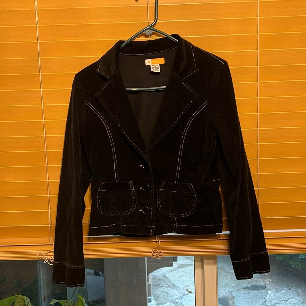 Black Corduroy Blazer